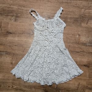 Vintage Inner Most Sears Lace Off White Chemise  Size Small